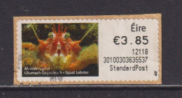 IRELAND  -  2011 Squat Lobster SOAR (Stamp On A Roll)  Used On Piece As Scan - Gebraucht