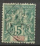 GRANDE COMORE N° 4 CACHET Corr D'armées - Usati