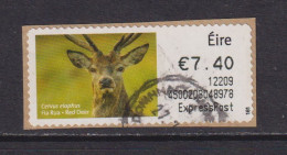 IRELAND  -  2011 Red Deer SOAR (Stamp On A Roll)  Used On Piece As Scan - Gebruikt