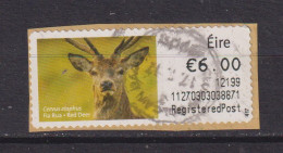 IRELAND  -  2011 Red Deer SOAR (Stamp On A Roll)  Used On Piece As Scan - Used Stamps