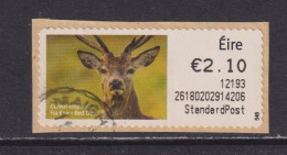 IRELAND  -  2011 Red Deer SOAR (Stamp On A Roll)  Used On Piece As Scan - Oblitérés