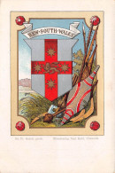 Océanie - Australie - NEW SOUTH WALES - Armoiries, Blason - Lith. Kunstverlag Paul Kohl, Chemnitz - Précurseur - Andere & Zonder Classificatie