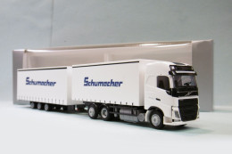 Herpa - Camion VOLVO 460 Schumacher + Remorque BO HO 1/87 - Véhicules Routiers