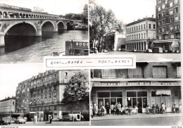 PARIS -1968 - Quai De La Rapée, Pont De Bercy, Carte Multivues - Automobiles - Café-tabac De La Rapée. - District 12