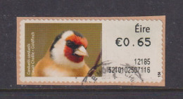 IRELAND  -  2011 Goldfinch SOAR (Stamp On A Roll)  Used On Piece As Scan - Gebruikt