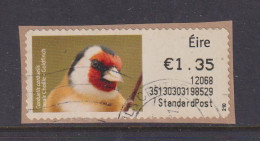 IRELAND  -  2011 Goldfinch SOAR (Stamp On A Roll)  Used On Piece As Scan - Usados