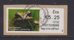 IRELAND  -  2011 Common Frog SOAR (Stamp On A Roll)  Used On Piece As Scan - Gebruikt