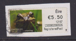 IRELAND  -  2011 Common Frog SOAR (Stamp On A Roll)  Used On Piece As Scan - Gebruikt