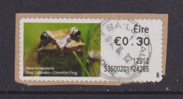 IRELAND  -  2011 Common Frog SOAR (Stamp On A Roll)  Used On Piece As Scan - Usati