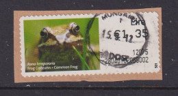 IRELAND  -  2011 Common Frog SOAR (Stamp On A Roll)  Used On Piece As Scan - Usati