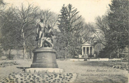 Austria Kurort Baden Bei Wien Lanner-Strauss Denkmal Im Kurpark - Baden Bei Wien