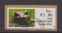 IRELAND  -  2011 Common Frog SOAR (Stamp On A Roll)  Used On Piece As Scan - Usados