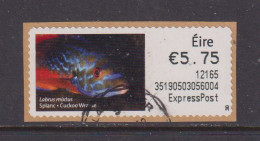 IRELAND  -  2011 Cuckoo Wrasse SOAR (Stamp On A Roll)  Used On Piece As Scan - Usados