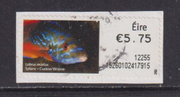 IRELAND  -  2011 Cuckoo Wrasse SOAR (Stamp On A Roll)  Used On Piece As Scan - Usados