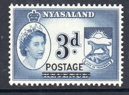 Nyasaland 1963 Revenue Stamps Overprinted Postage 3d Value, MNH, SG 191 (BA) - Nyassaland (1907-1953)