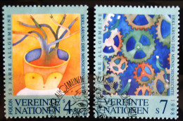 NATIONS-UNIS - VIENNE                          N° 286/287                       OBLITERE - Used Stamps