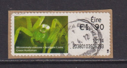 IRELAND  -  2011 Green Huntsman SOAR (Stamp On A Roll)  Used On Piece As Scan - Oblitérés