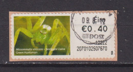 IRELAND  -  2011 Green Huntsman SOAR (Stamp On A Roll)  Used On Piece As Scan - Oblitérés