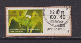 IRELAND  -  2011 Green Huntsman SOAR (Stamp On A Roll)  Used On Piece As Scan - Usati