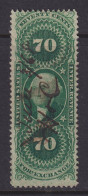 US, Scott R65c, Used, Manuscript Cancel (light Crease) - Fiscal