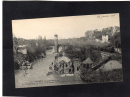 Delcampe - 121421      Francia,    Orthez,   Le  Pont  Vieux,  Le  Gave  Et  La  Ligne  Du  Chemin  De  Fer,   NV - Orthez