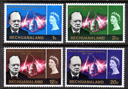 BECHUANALAND - 1966 CHURCHILL COMMEMORATION SET (4V) FINE MNH ** SG 194-197 - 1965-1966 Interne Autonomie