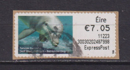 IRELAND  -  2010 Bottlenose Dolphin SOAR (Stamp On A Roll)  Used On Piece As Scan - Usati