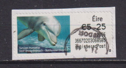 IRELAND  -  2010 Bottlenose Dolphin SOAR (Stamp On A Roll)  Used On Piece As Scan - Usados