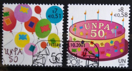 NATIONS-UNIS - VIENNE                         N° 357/358                       OBLITERE - Gebruikt