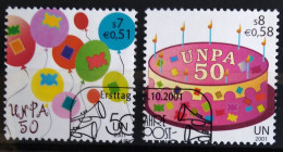 NATIONS-UNIS - VIENNE                         N° 357/358                       OBLITERE - Used Stamps