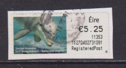 IRELAND  -  2010 Bottlenose Dolphin SOAR (Stamp On A Roll)  Used On Piece As Scan - Usati