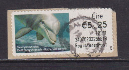 IRELAND  -  2010 Bottlenose Dolphin SOAR (Stamp On A Roll)  Used On Piece As Scan - Used Stamps