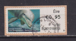 IRELAND  -  2010 Bottlenose Dolphin SOAR (Stamp On A Roll)  Used On Piece As Scan - Usati