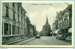Pâturages : Grand'Place Et Eglise  - Neuve - TB - Colfontaine