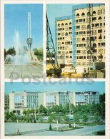 Monument Ot Yuri Gagarin - Lenin Avenue - Tashkent - Large Format Card - 1974 - Uzbekistan USSR - Unused - Ouzbékistan