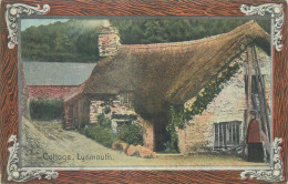 Postcard UK England Devon > Lynmouth Cottage - Lynmouth & Lynton