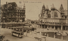 Oostende Kursaal  Achterkant Met De Tram 1925 - Oostende