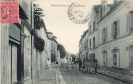 Crosne * Crosnes * La Rue Massé * Attelage * Villageois - Crosnes (Crosne)