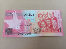 Billete De GHANA De 1 Cedi, Año 2014, UNC - Ghana