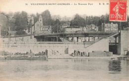 Villeneuve St Georges * Vue Sur Le Nouveau Pont * Péniche - Villeneuve Saint Georges