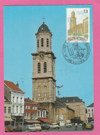 Carte Maximum - Belgique - 1989 - Lokeren - 1981-1990