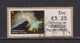 IRELAND  -  2010 Sea Slug SOAR (Stamp On A Roll)  Used On Piece As Scan - Oblitérés