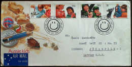 AUSTRALIA 1987 Aussie Kids Aboriginal Crafts FDC - Otros & Sin Clasificación