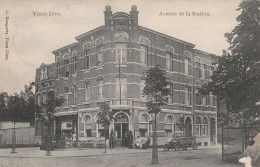 3 Oude Postkaarten  Mortsel Oude God  Statielei  Café Restaurant In Den Boer 1913 Café Minerva - Mortsel