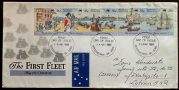 AUSTRALIA 1987 The First Fleet FDC - Sonstige & Ohne Zuordnung