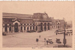 Mons - La Gare - Pas Circulé - Animée- TBE - Mons