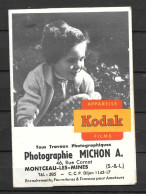 Ancienne Pochette Tirage Photos De La Marque KODAK Photographe MICHON à Montceau Les Mines ( 71 ) - Matériel & Accessoires