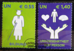 NATIONS-UNIS - VIENNE                          N° 553/554                       OBLITERE - Used Stamps