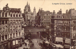 ANGLETERRE - London - Ludgate Circus - Carte Postale Ancienne - Autres & Non Classés