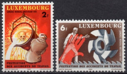 LUXEMBOURG 1980 - MNH - Safety At Work - Prevention Of Accidents Steel - Sicherheit Arbeitsplatz - Stahlindustrie Skull - Accidents & Road Safety